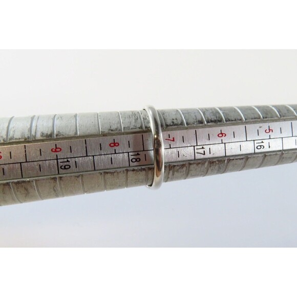 Oval Orange Amber Split Shank Sterling Silver Ring Size 7.25 - Picture 6 of 6